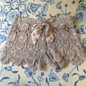 Letarte crochet shorts